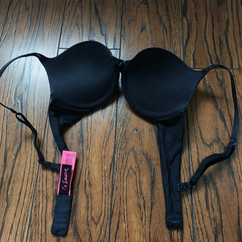 32B La Senza Bra Black Push-Up - Picture 2 of 4